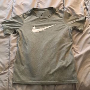 Gray Nike Dri-fit T-shirt